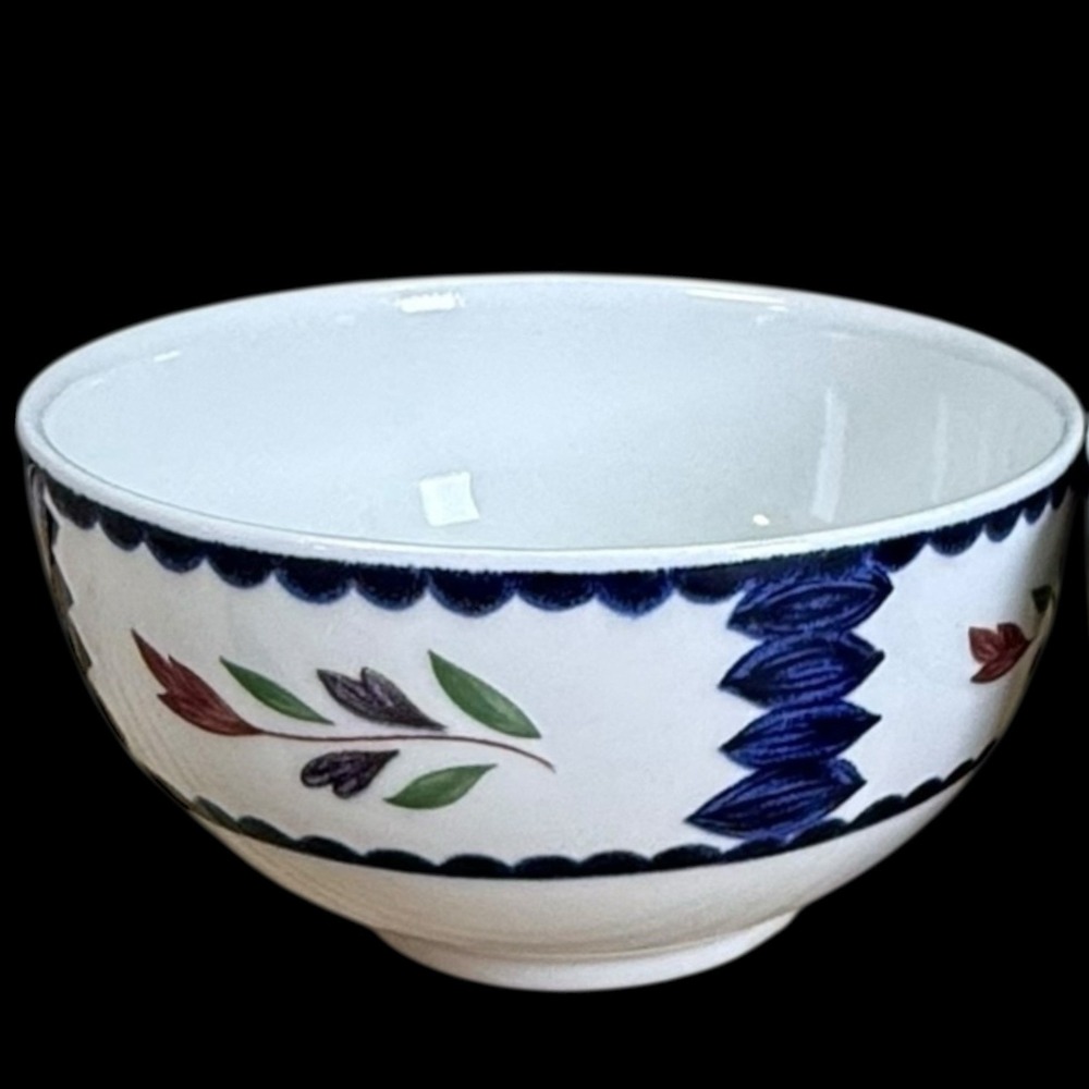 Adam's Lancaster Open Sugar Bowl 4.24" Ironstone Made in England Discontinued